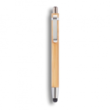 Logo trade promotional gifts image of: Bamboo stylus pen