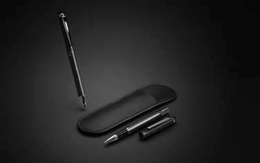 Logo trade promotional products picture of: Swiss Peak deluxe pen set in PU pouch