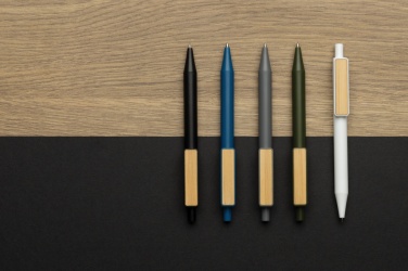 Logo trade corporate gifts picture of: GRS RABS pen with bamboo clip