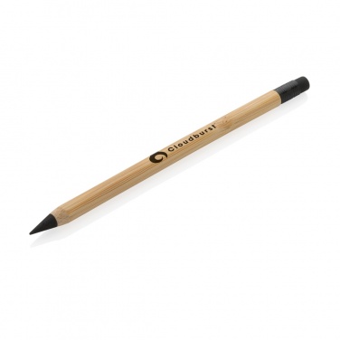 Logotrade promotional product image of: Bamboo infinity pencil with eraser