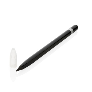 Logo trade promotional items image of: Aluminum inkless pen with eraser