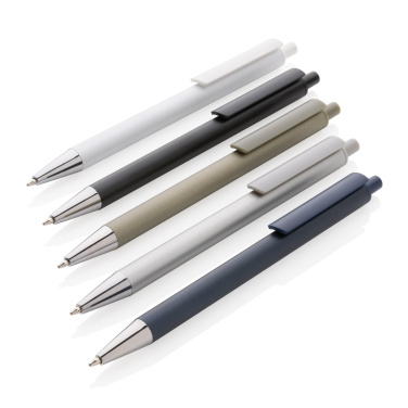 Logotrade promotional gift image of: Amisk RCS certified recycled aluminum pen