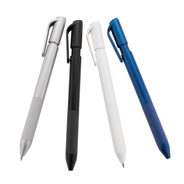 Logo trade promotional giveaway photo of: TwistLock GRS certified recycled ABS pen