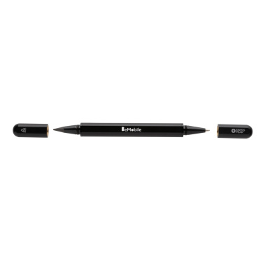 Logotrade promotional gift image of: Swiss Peak Storm RCS recycled aluminum dual tip pen