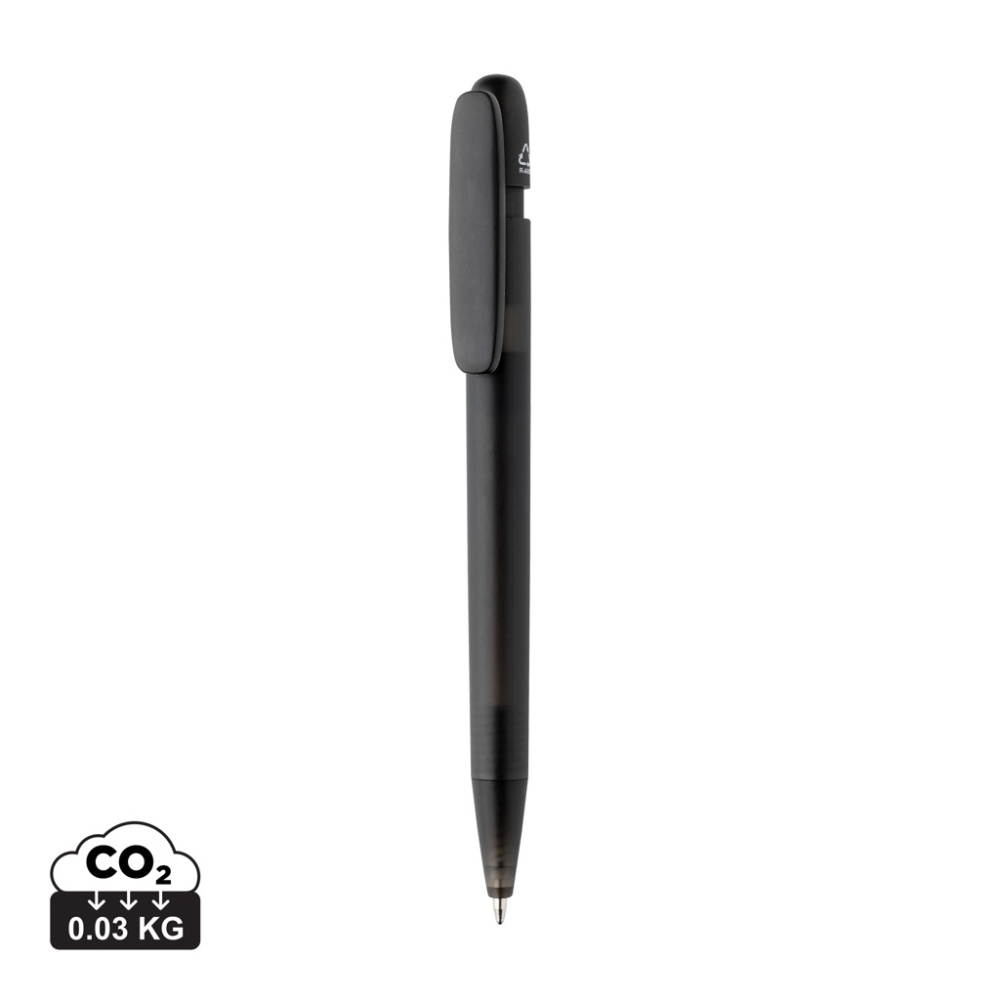 Logo trade promotional gift photo of: Devin GRS certified RABS pen transparent
