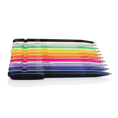 Logotrade promotional product image of: Devin GRS certified RABS pen transparent