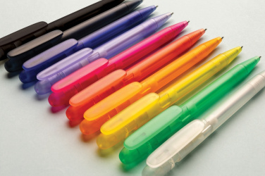 Logotrade promotional gift image of: Devin GRS certified RABS pen transparent