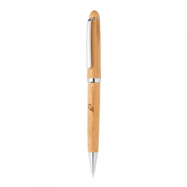 Logo trade business gifts image of: Bamboo pen in box