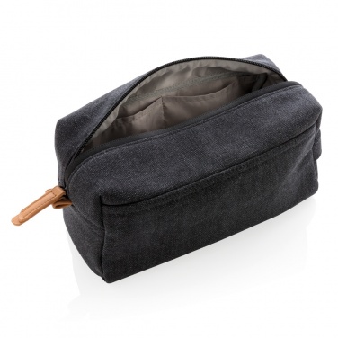 Logotrade promotional items photo of: Canvas toiletry bag PVC free