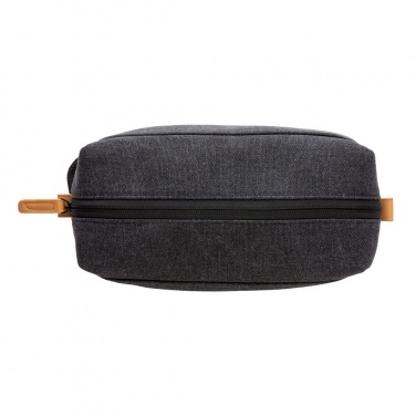 Logotrade promotional product image of: Canvas toiletry bag PVC free