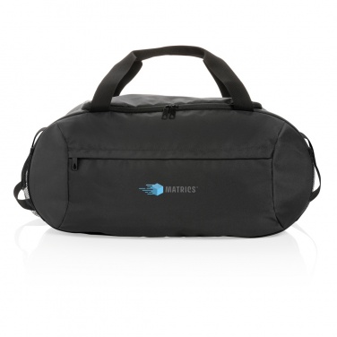 Logo trade promotional merchandise photo of: Impact AWARE™ RPET modern sports duffel