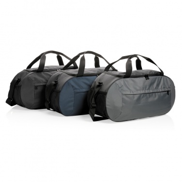 Logo trade promotional products image of: Impact AWARE™ RPET modern sports duffel