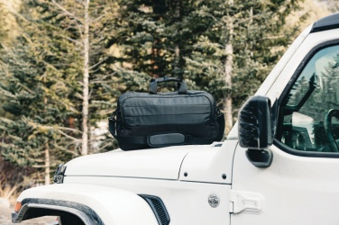 Logo trade promotional giveaways image of: Armond AWARE™ RPET weekend duffel bag