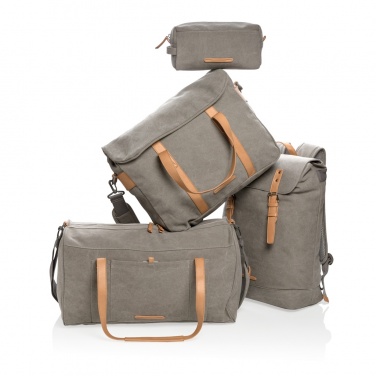 Logo trade business gift photo of: Canvas laptop bag PVC free