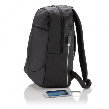 Logo trade advertising products image of: Power USB laptop backpack