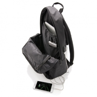 Logotrade promotional gift picture of: Power USB laptop backpack