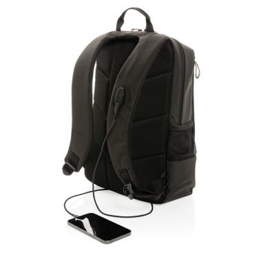 Logo trade promotional giveaways image of: Impact AWARE™ Lima 15.6' RFID laptop backpack