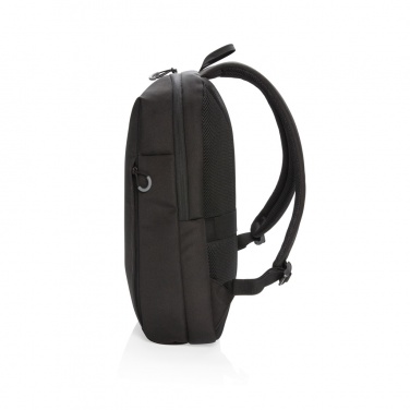 Logo trade promotional items image of: Swiss Peak AWARE™ RFID and USB A laptop backpack