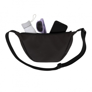 Logotrade promotional merchandise photo of: Crescent AWARE™ RPET half moon sling bag