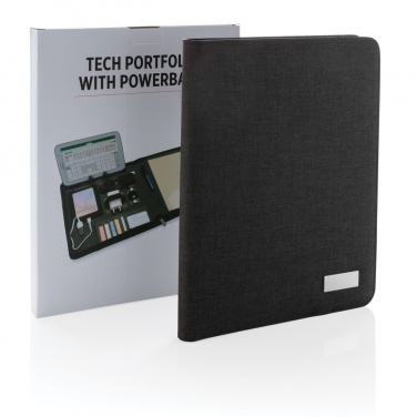 Logotrade business gift image of: Tech portfolio with powerbank