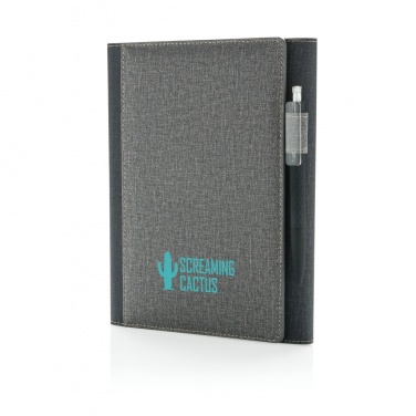 Logotrade promotional giveaway image of: A5 Deluxe design notebook cover