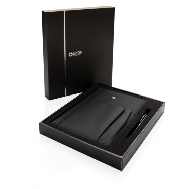 Logotrade corporate gift picture of: Refillable notebook and pen set