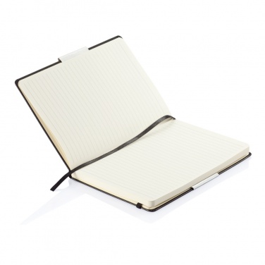 Logo trade business gift photo of: Deluxe hardcover A5 notebook