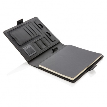 Logo trade promotional merchandise image of: Air 5W wireless charging notebook cover A5