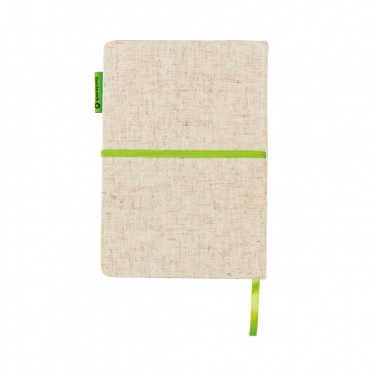 Logo trade promotional product photo of: A5 jute notebook
