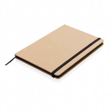Logo trade promotional giveaway photo of: A5 kraft notebook