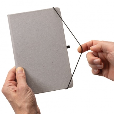 Logotrade advertising products photo of: Recycled leather hardcover notebook A5