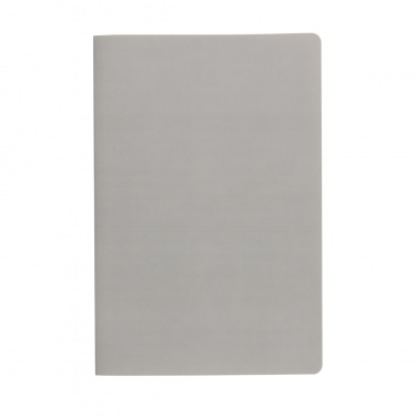Logo trade promotional giveaways image of: Impact softcover stone paper notebook A5