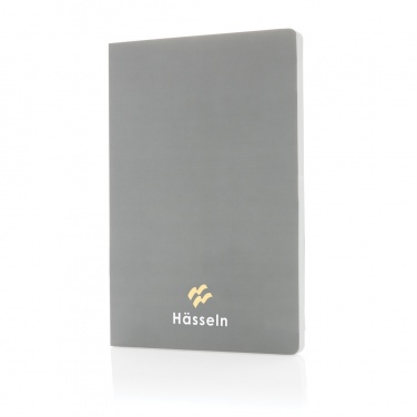 Logo trade promotional merchandise image of: Impact softcover stone paper notebook A5