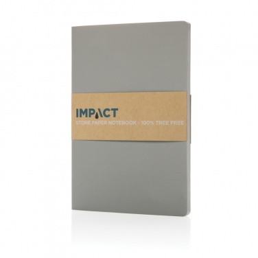 Logo trade promotional product photo of: Impact softcover stone paper notebook A5