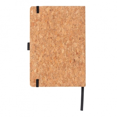 Logo trade corporate gifts image of: Cork hardcover notebook A5