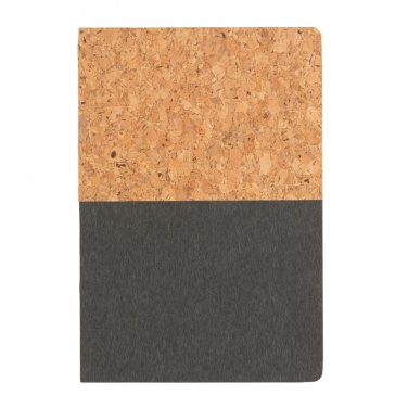 Logotrade promotional product picture of: A5 cork & kraft notebook