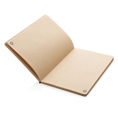Logotrade promotional giveaway image of: A5 cork & kraft notebook