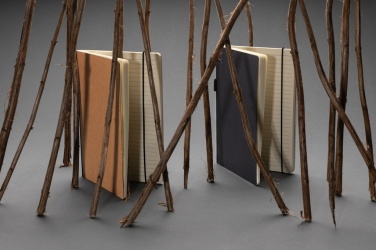 Logotrade promotional merchandise image of: A5 deluxe kraft hardcover notebook