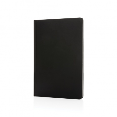 Logo trade promotional gifts picture of: A5 Impact stone paper hardcover notebook