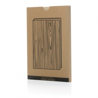 Logotrade corporate gift picture of: Kavana wood print A5 notebook