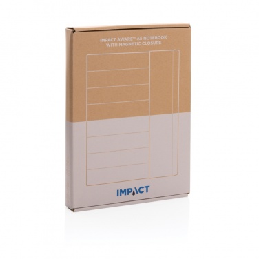 Logo trade promotional items picture of: Impact Aware™ A5 notebook with magnetic closure