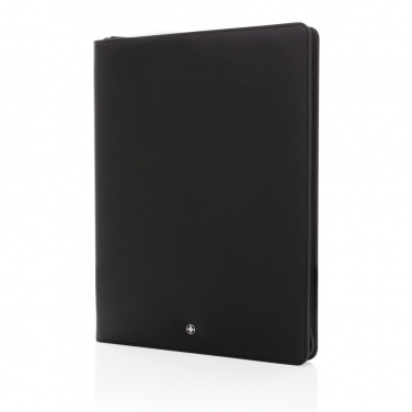 Logotrade promotional product image of: Swiss Peak Heritage RCS rPU A4 portfolio with zipper