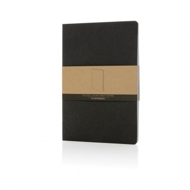 Logotrade advertising products photo of: Salton A5 GRS certified recycled paper notebook