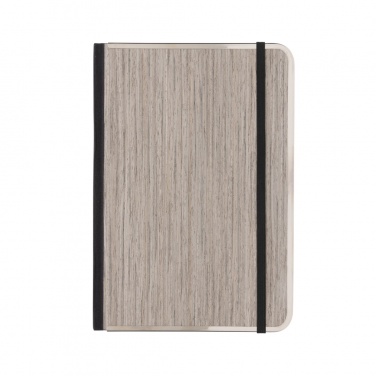 Logotrade business gift image of: Treeline A5 wooden cover deluxe notebook