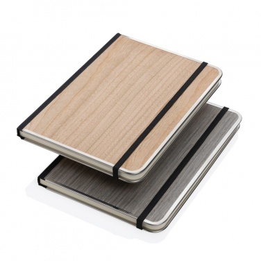 Logotrade promotional merchandise picture of: Treeline A5 wooden cover deluxe notebook