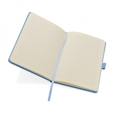 Logo trade promotional item photo of: Sam A5 RCS certified bonded leather classic notebook