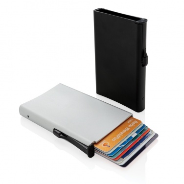 Logo trade business gift photo of: Standard aluminium RFID cardholder