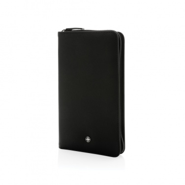 Logo trade promotional giveaways image of: Swiss Peak Heritage RCS rPU RFID travel wallet