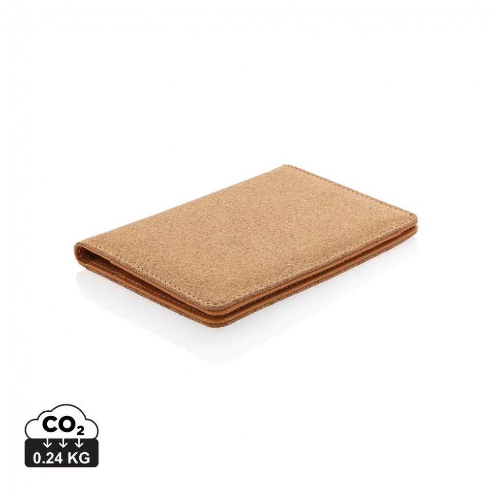 Logotrade promotional giveaway image of: Cork secure RFID passport cover