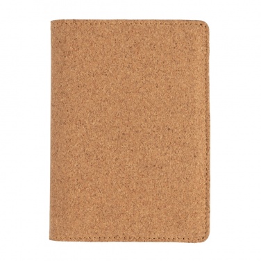 Logo trade promotional items image of: Cork secure RFID passport cover